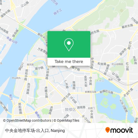 中央金地停车场-出入口 map