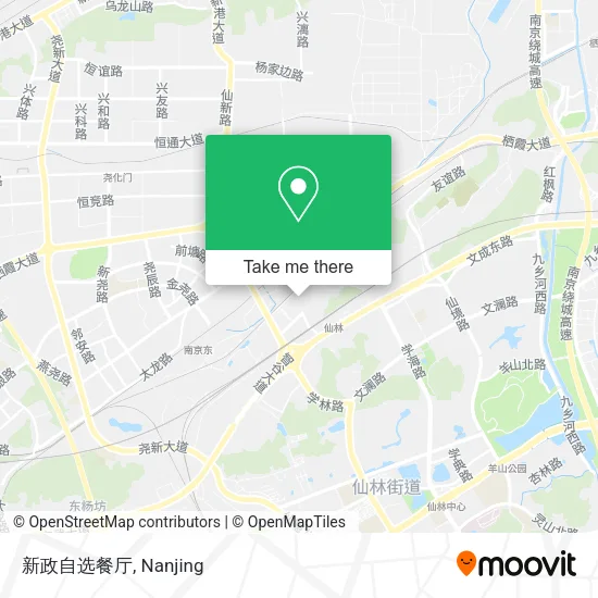 新政自选餐厅 map