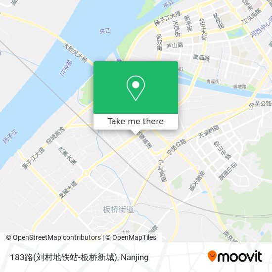 183路(刘村地铁站-板桥新城) map