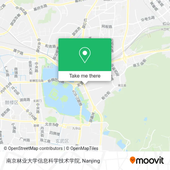 南京林业大学信息科学技术学院 map