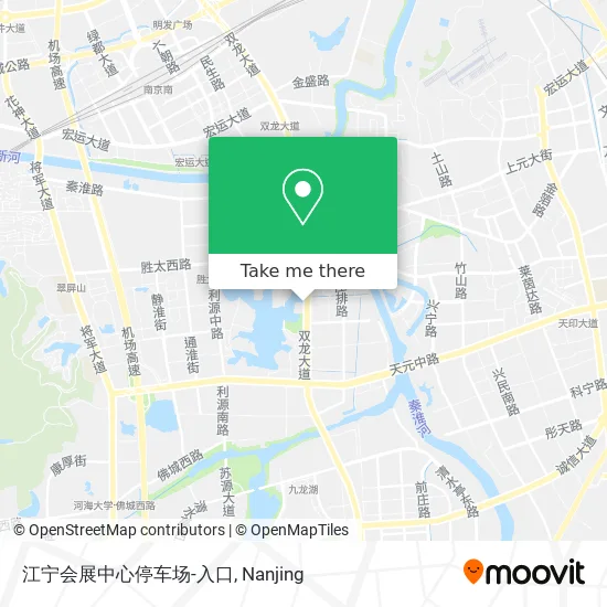 江宁会展中心停车场-入口 map
