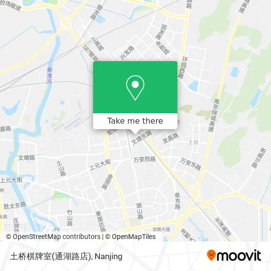 土桥棋牌室(通湖路店) map