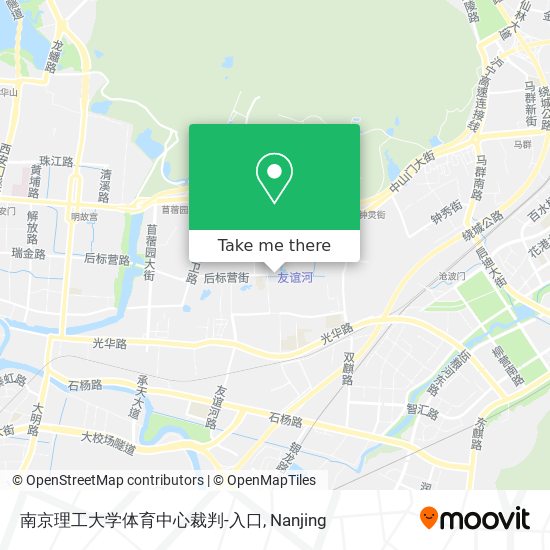 南京理工大学体育中心裁判-入口 map