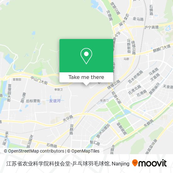 江苏省农业科学院科技会堂-乒乓球羽毛球馆 map