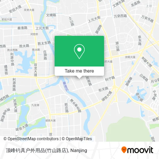 顶峰钓具户外用品(竹山路店) map