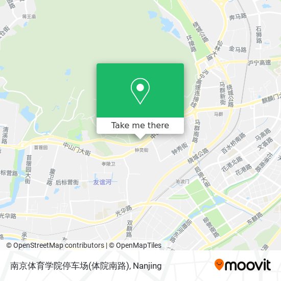 南京体育学院停车场(体院南路) map