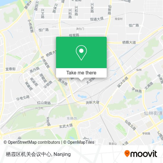 栖霞区机关会议中心 map