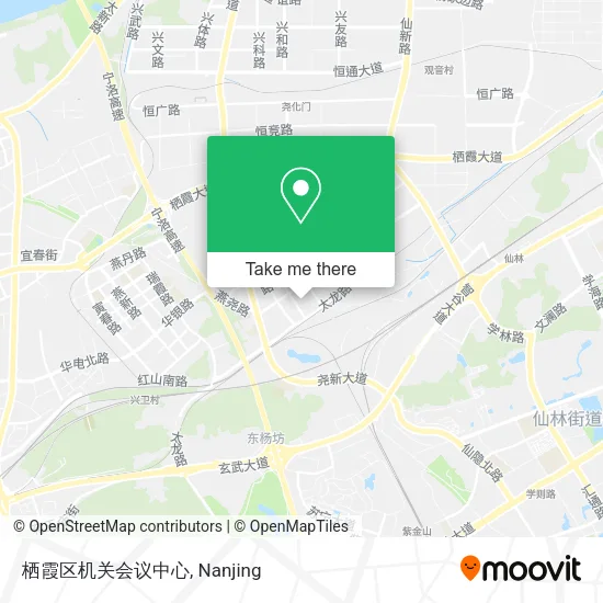 栖霞区机关会议中心 map