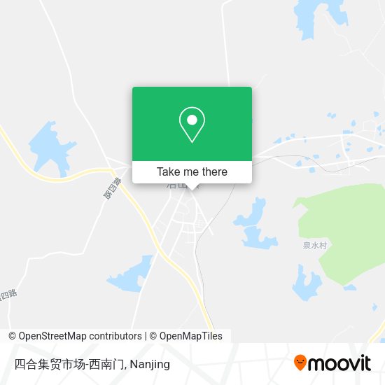 四合集贸市场-西南门 map