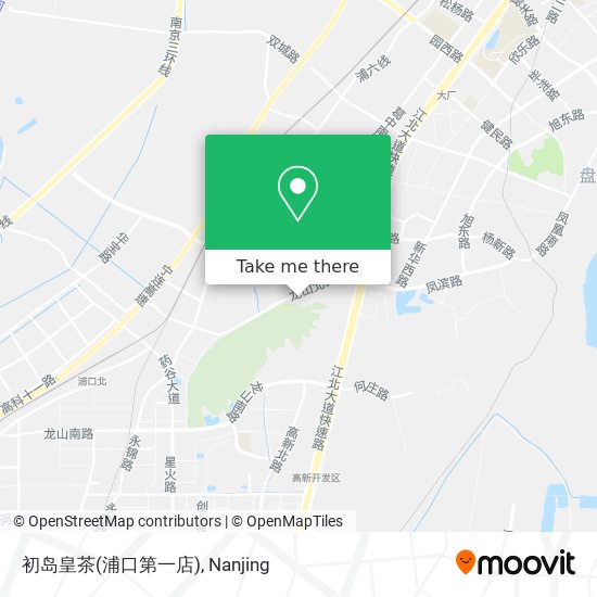 初岛皇茶(浦口第一店) map