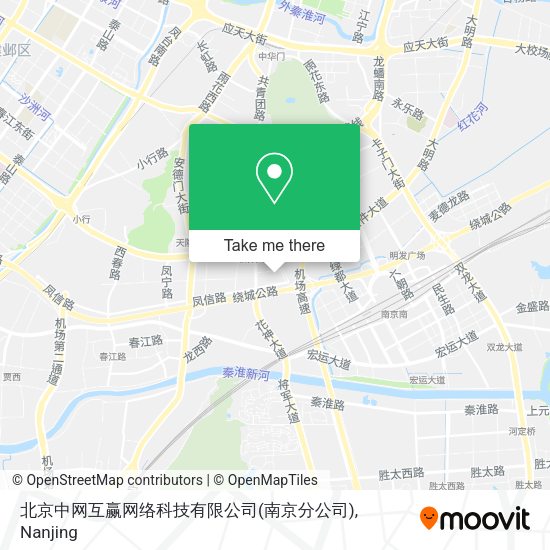 北京中网互赢网络科技有限公司(南京分公司) map