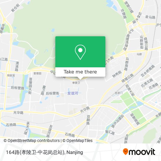 164路(孝陵卫-中花岗总站) map