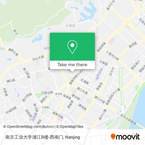 南京工业大学浦江B楼-西南门 map