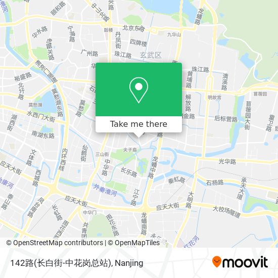 142路(长白街-中花岗总站) map