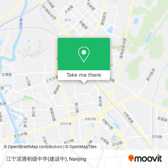 江宁泥塘初级中学(建设中) map