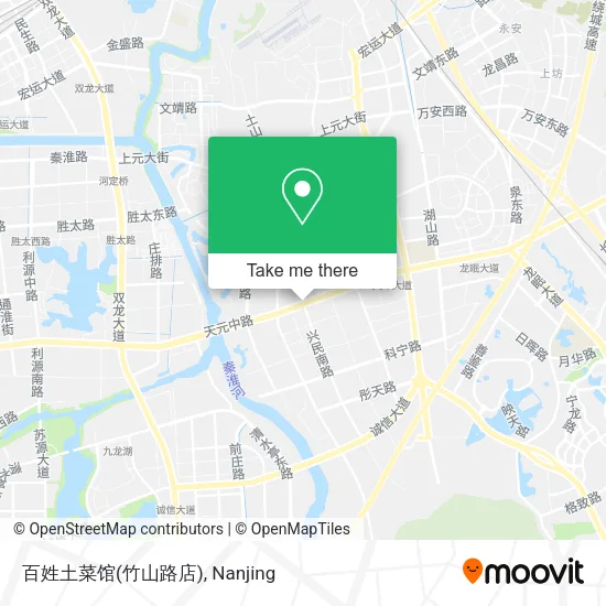 百姓土菜馆(竹山路店) map