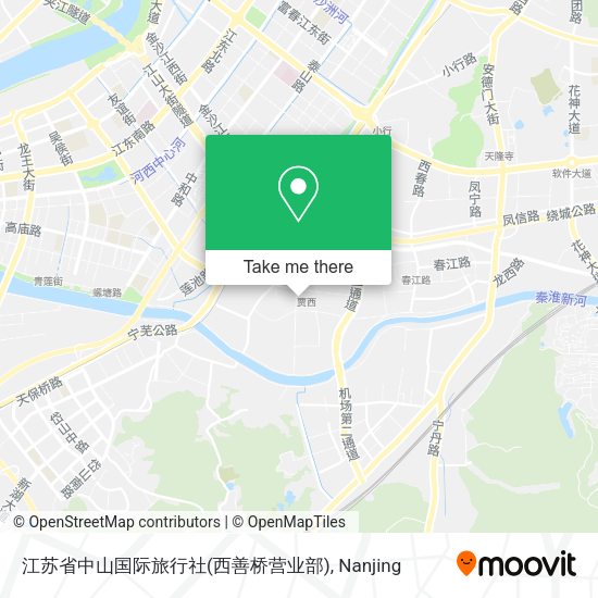 江苏省中山国际旅行社(西善桥营业部) map