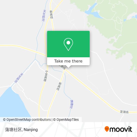 蒲塘社区 map