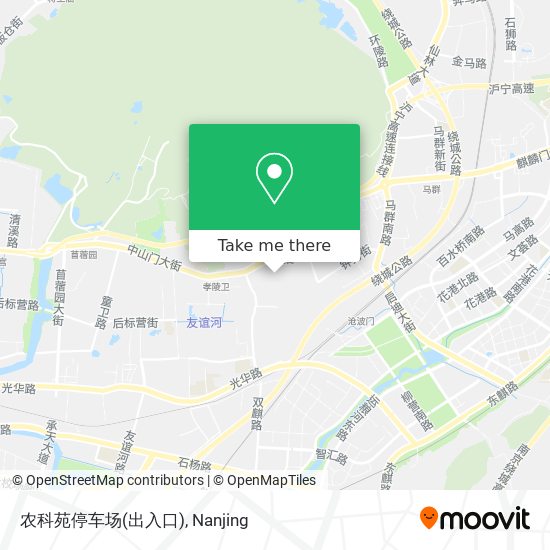 农科苑停车场(出入口) map