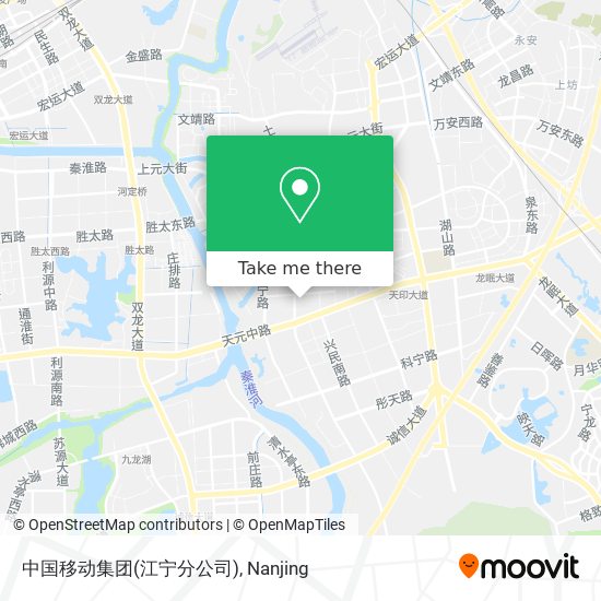 中国移动集团(江宁分公司) map