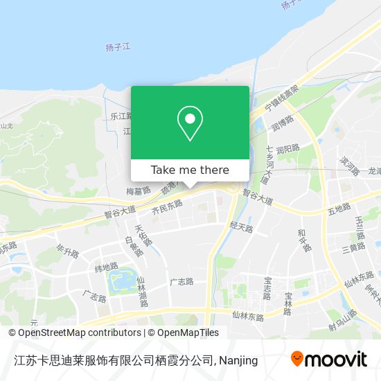 江苏卡思迪莱服饰有限公司栖霞分公司 map