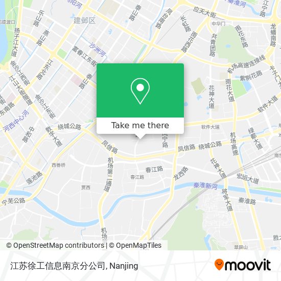 江苏徐工信息南京分公司 map