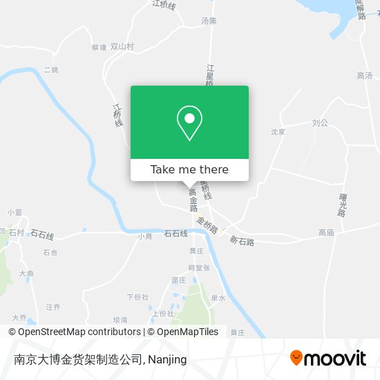 南京大博金货架制造公司 map