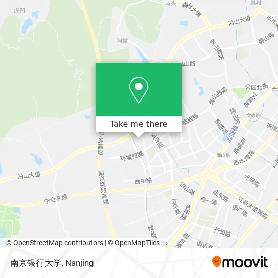 南京银行大学 map