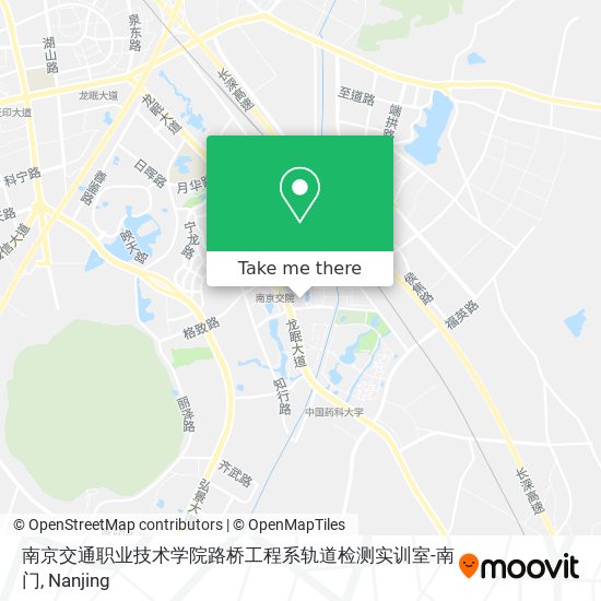 南京交通职业技术学院路桥工程系轨道检测实训室-南门 map