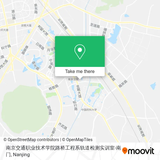 南京交通职业技术学院路桥工程系轨道检测实训室-南门 map