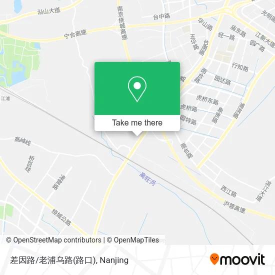 差因路/老浦乌路(路口) map