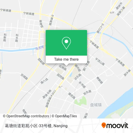 葛塘街道彩苑小区-33号楼 map