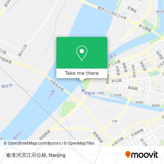 秦淮河滨江示位标 map