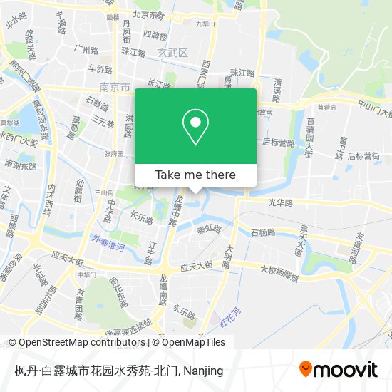 枫丹·白露城市花园水秀苑-北门 map
