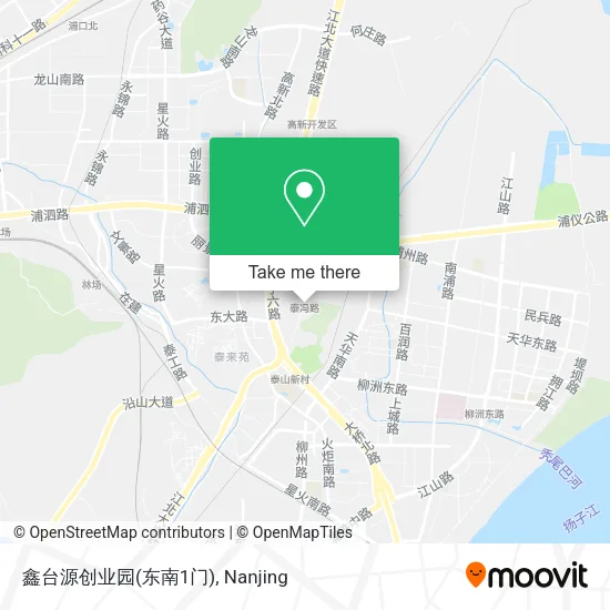鑫台源创业园(东南1门) map
