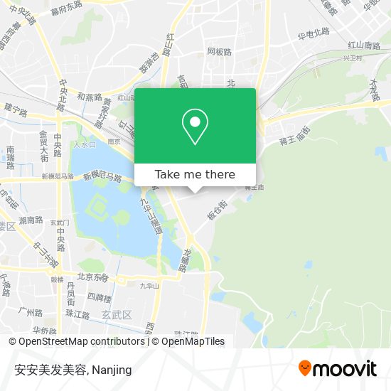 安安美发美容 map