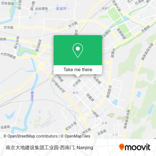 南京大地建设集团工业园-西南门 map