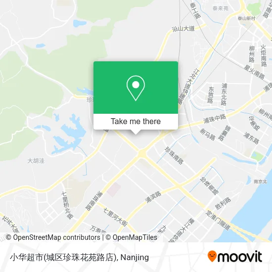 小华超市(城区珍珠花苑路店) map