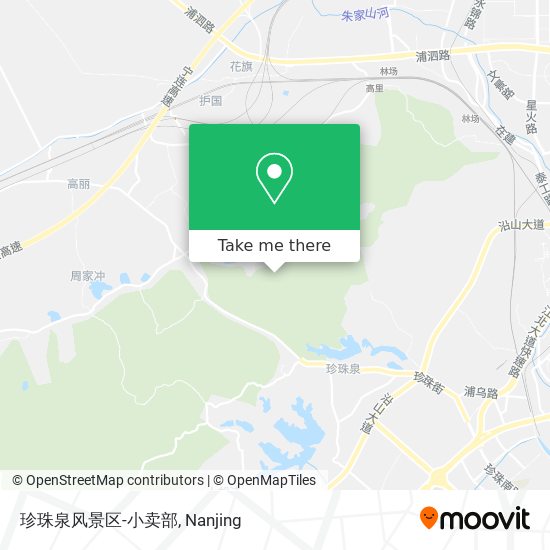 珍珠泉风景区-小卖部 map