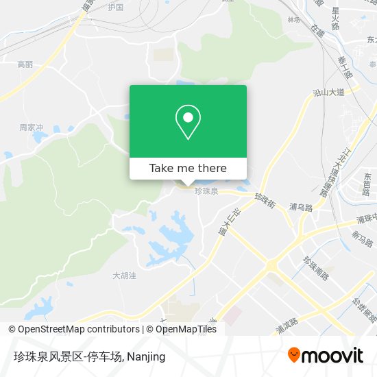 珍珠泉风景区-停车场 map