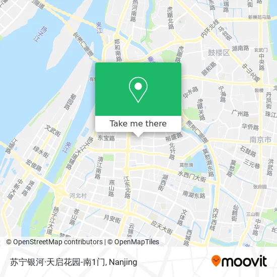 苏宁银河·天启花园-南1门 map