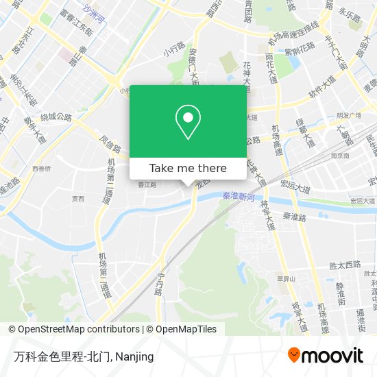 万科金色里程-北门 map