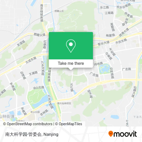 南大科学园-管委会 map