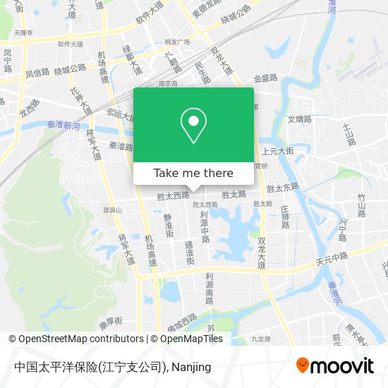 中国太平洋保险(江宁支公司) map
