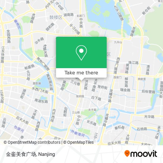 金銮美食广场 map