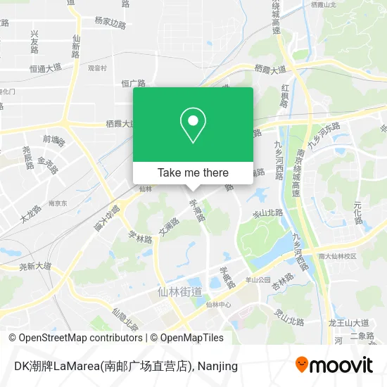 DK潮牌LaMarea(南邮广场直营店) map