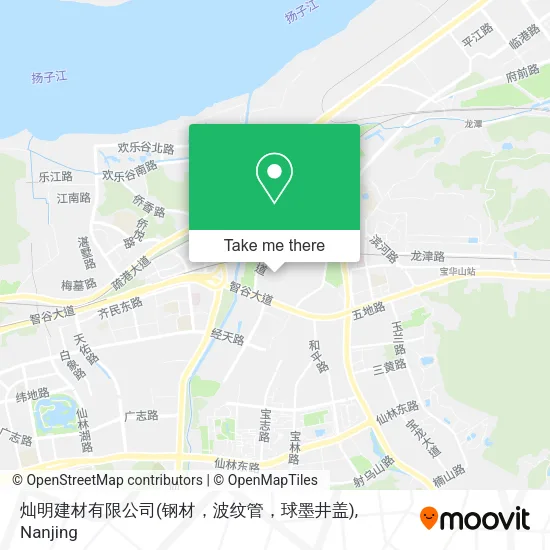 灿明建材有限公司(钢材，波纹管，球墨井盖) map