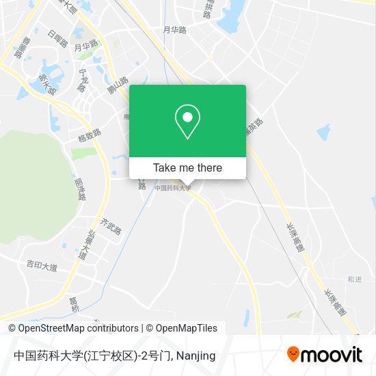 中国药科大学(江宁校区)-2号门 map