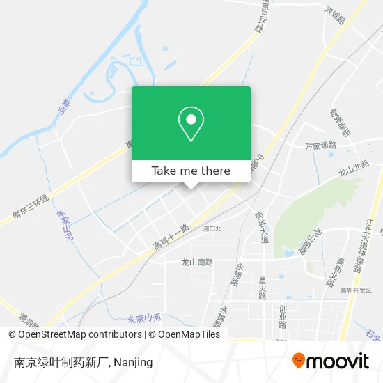 南京绿叶制药新厂 map