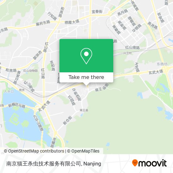 南京猫王杀虫技术服务有限公司 map